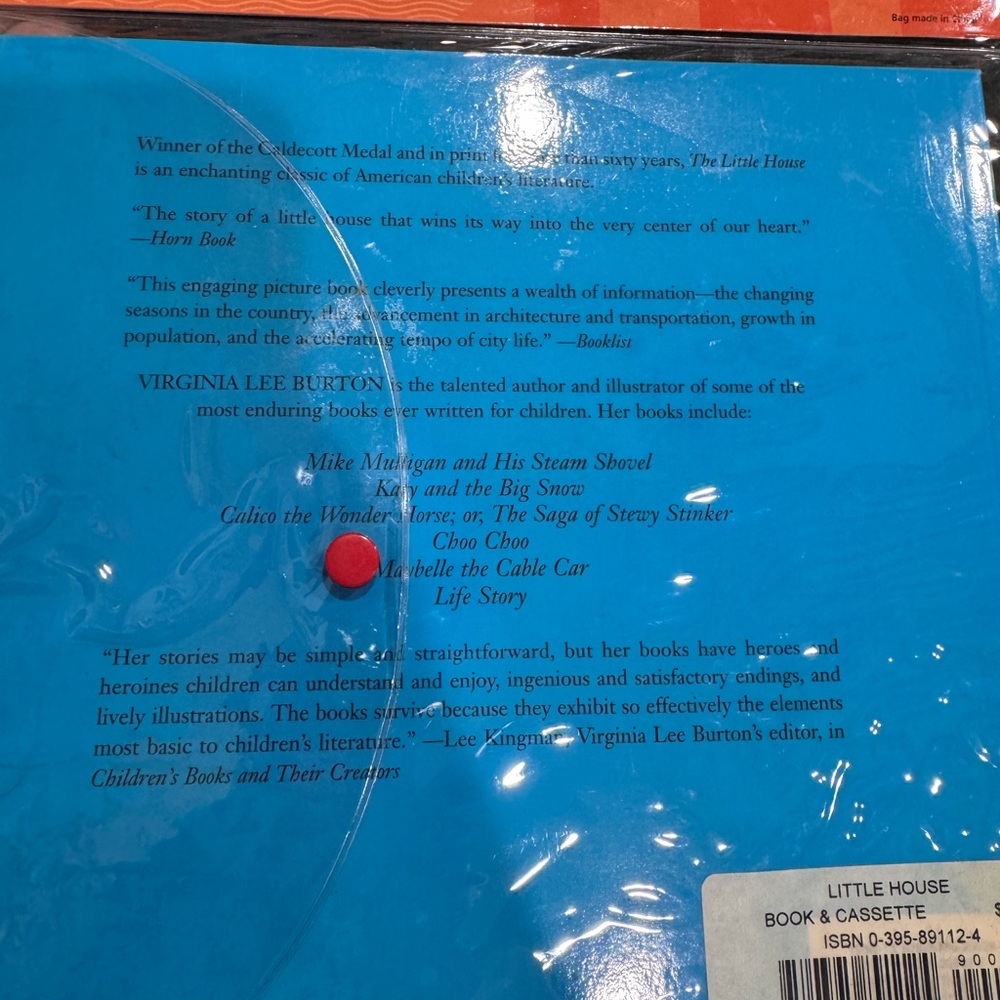 The LITTLE HOUSE Book and Cassette by Virginia Lee Burton 1998 - Picture 5 of 7
